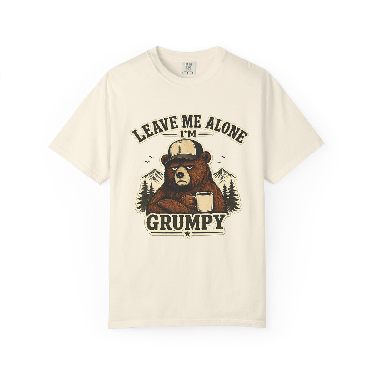 Grumpy Bear T-Shirt - "Leave Me Alone I'm Grumpy" Graphic Tee