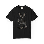 Deer Reading Graphic T-Shirt