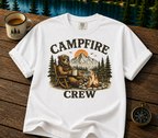 Campfire Crew T-Shirt — Retro Bear Camping Graphic Tee