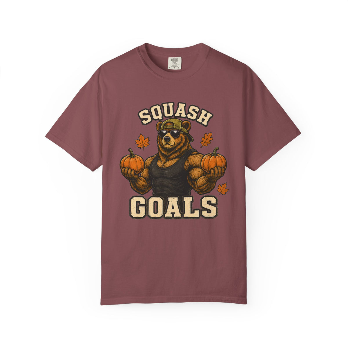Squash Goals T-Shirt — Funny Pumpkin Bear Fall Tee
