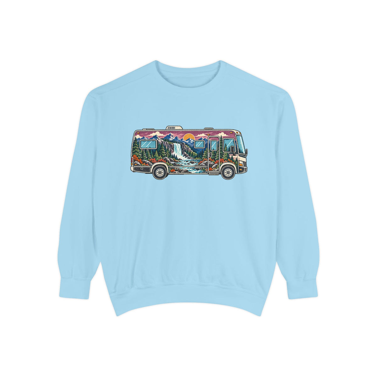 Vintage Adventure Van Sweatshirt — Retro Camper Crewneck