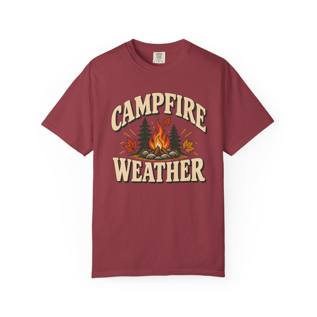 Campfire Weather T-Shirt — Retro Outdoor Camping Tee