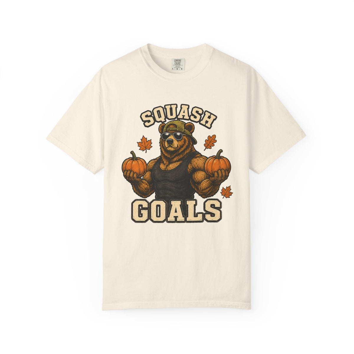 Squash Goals T-Shirt — Funny Pumpkin Bear Fall Tee