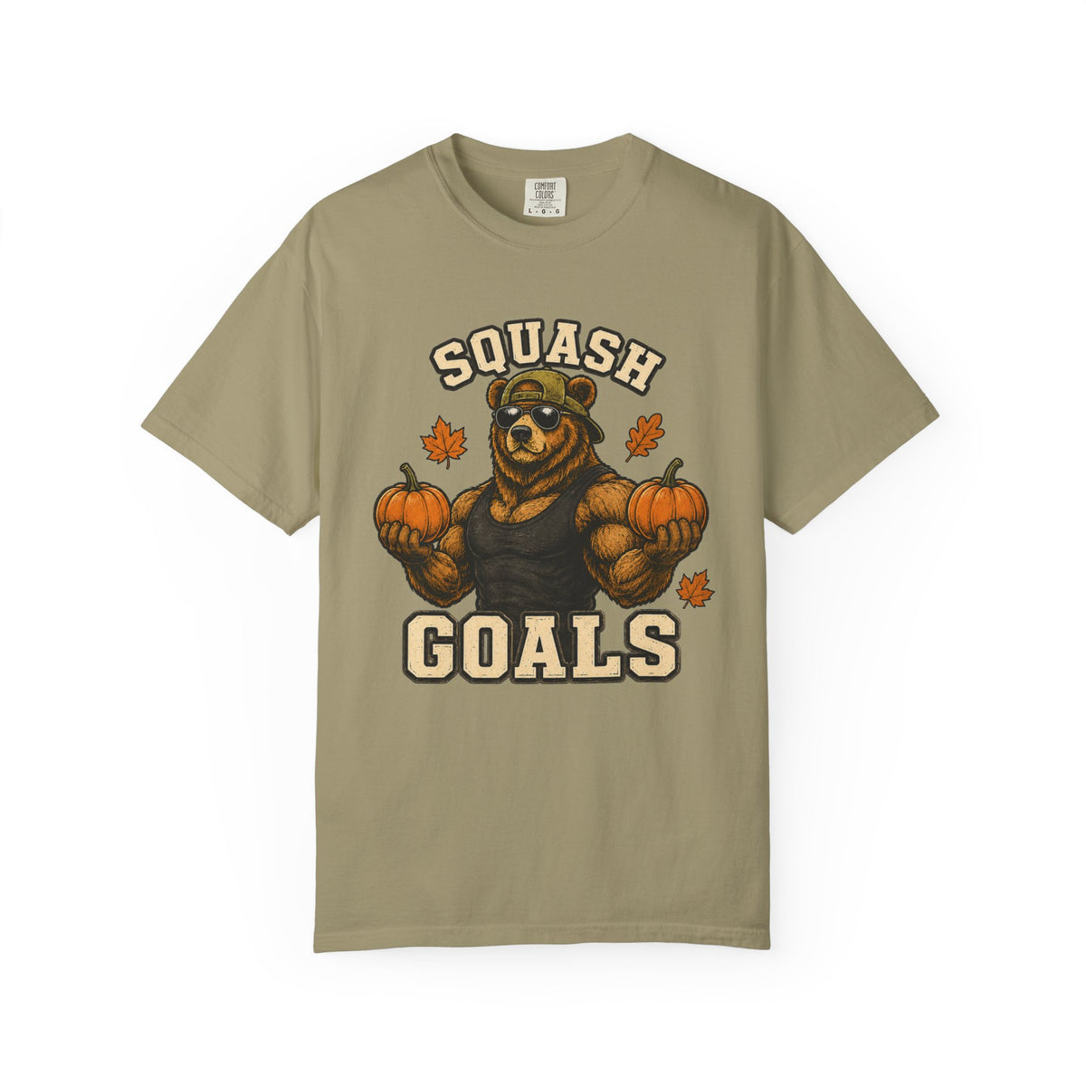 Squash Goals T-Shirt — Funny Pumpkin Bear Fall Tee