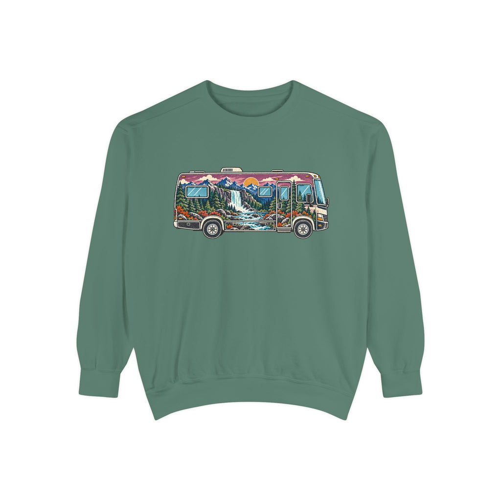 Vintage Adventure Van Sweatshirt — Retro Camper Crewneck
