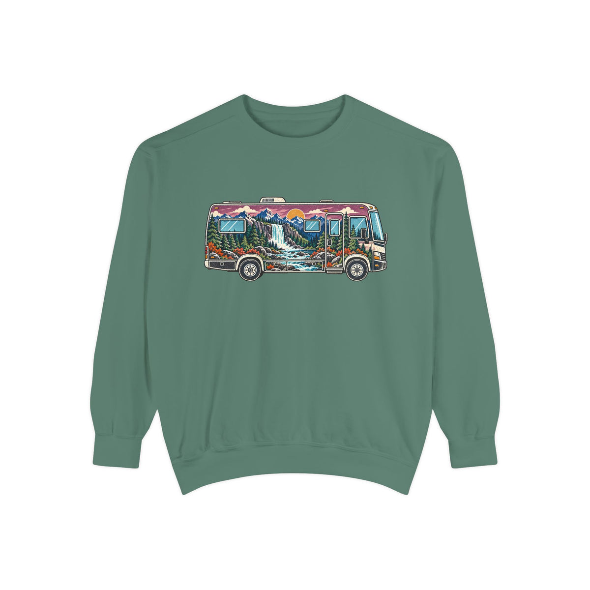 Vintage Adventure Van Sweatshirt — Retro Camper Crewneck