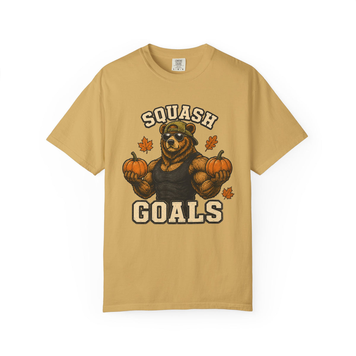 Squash Goals T-Shirt — Funny Pumpkin Bear Fall Tee