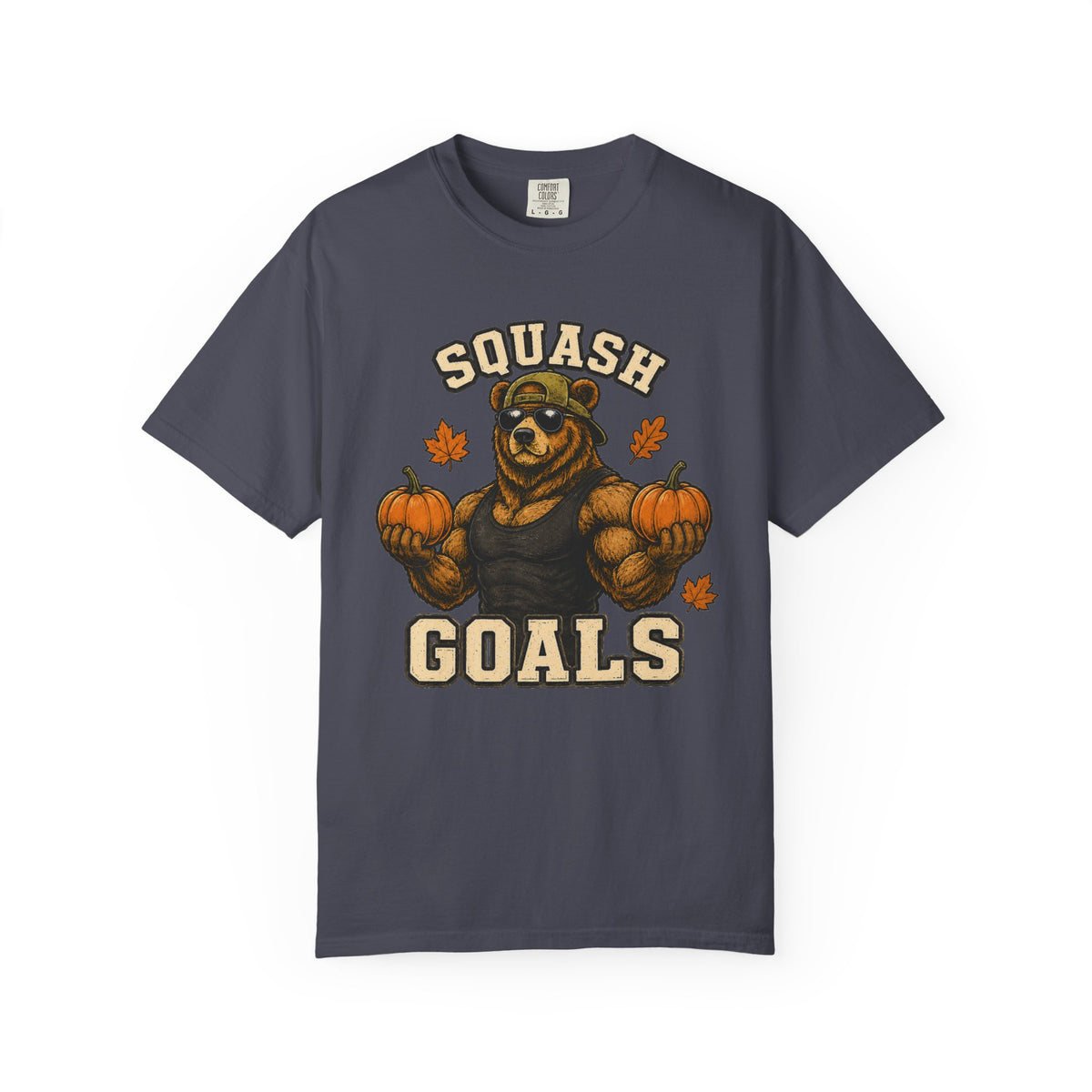 Squash Goals T-Shirt — Funny Pumpkin Bear Fall Tee