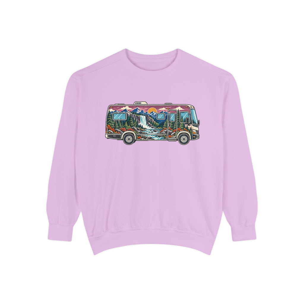 Vintage Adventure Van Sweatshirt — Retro Camper Crewneck
