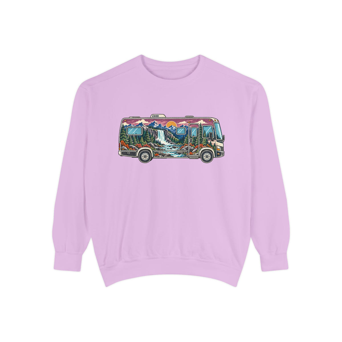 Vintage Adventure Van Sweatshirt — Retro Camper Crewneck