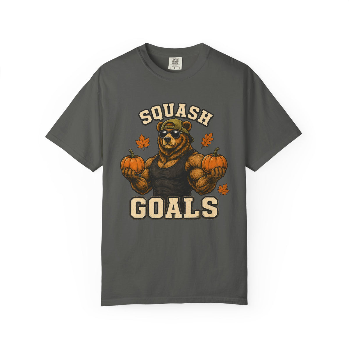 Squash Goals T-Shirt — Funny Pumpkin Bear Fall Tee
