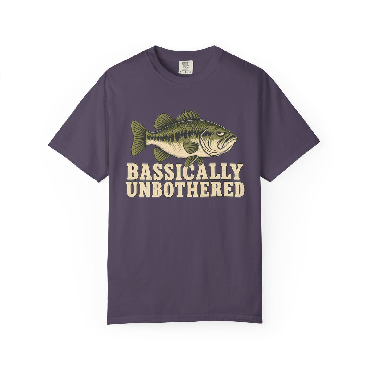 Bassically Unbothered Bass Fishing T-Shirt